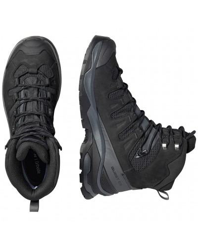 Salomon Quest 5 GTX Gore-Tex Scarponi Trekking Uomo, Asphalt/Black/Asphalt