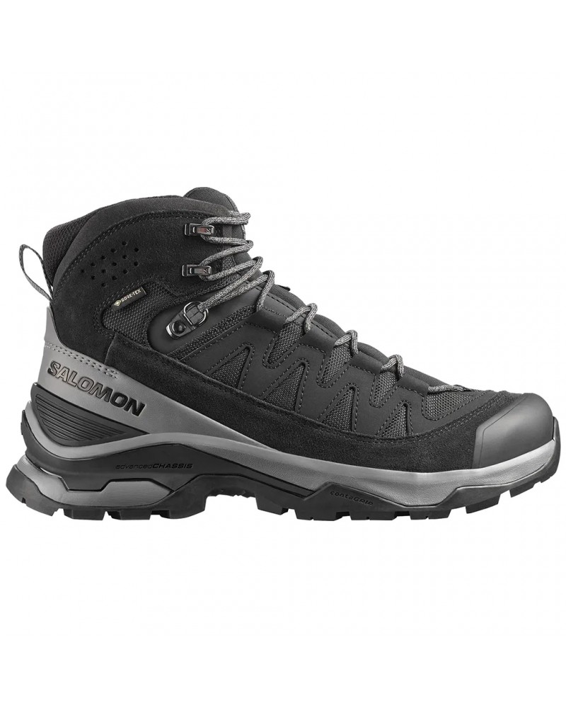 Salomon Quest Echo GTX Gore-Tex Men's Trekking Boots, Black/Castlerock/Asphalt