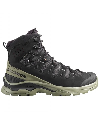 Salomon Quest 5 GTX Gore-Tex Men's Trekking Boots, Black/Deep Lichen Green/Black