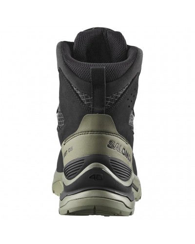 Salomon Quest 5 GTX Gore-Tex Scarponi Trekking Uomo, Black/Deep Lichen Green/Black
