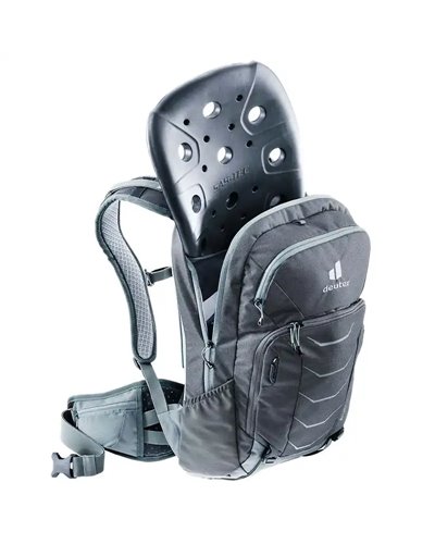 Deuter Attack 16 Cycling Backpack Back Protector, Graphite