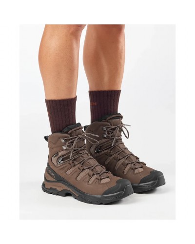 Salomon Quest 5 GTX Gore-Tex Scarponi Trekking Uomo, Dark Earth/Black/Dark Earth