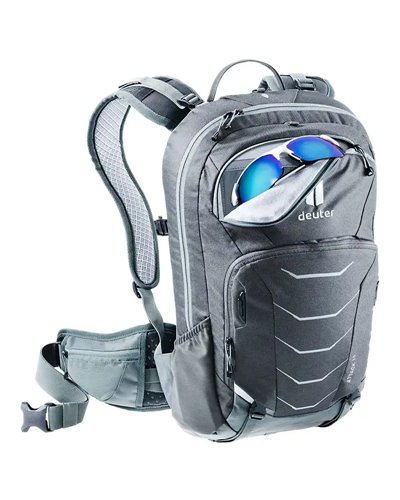 Deuter Attack 16 Cycling Backpack Back Protector, Graphite