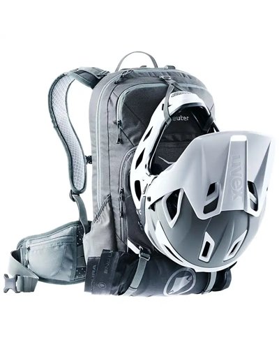 Deuter Attack 16 Cycling Backpack Back Protector, Graphite