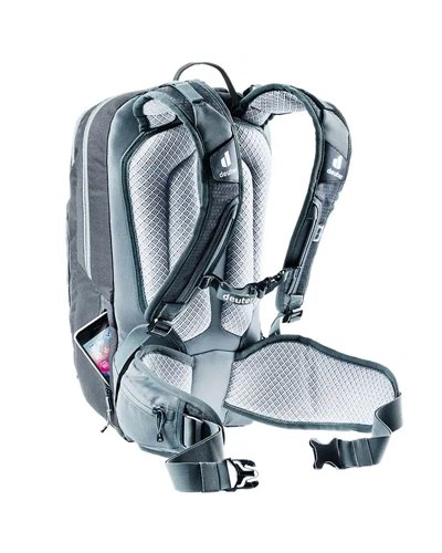 Deuter Attack 16 Cycling Backpack Back Protector, Graphite