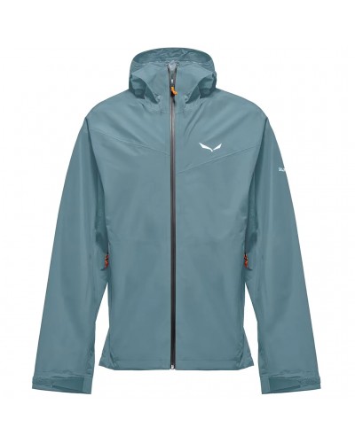 Salewa Puez Aqua 4 2.5L Powertex Men's Waterproof Jacket, Willow Green/0910