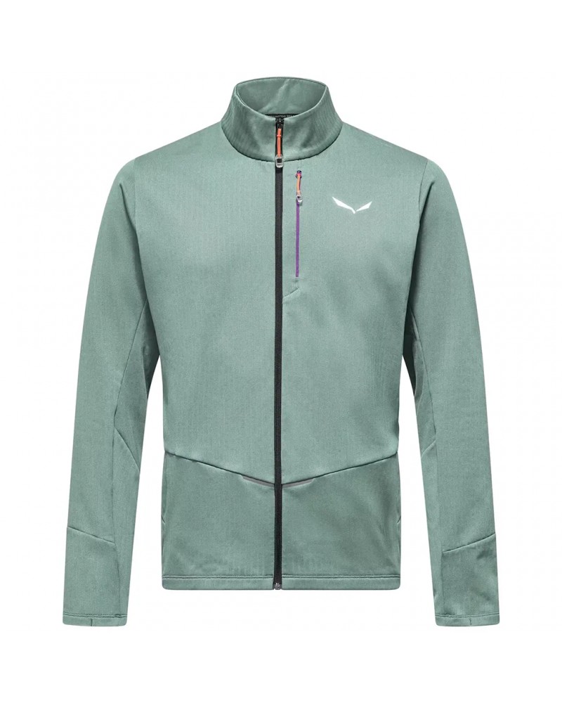 Salewa Pedroc 3 Polarlite Pile Uomo Full-Zip, Willow