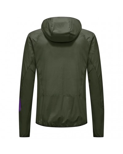 Salewa Pedroc Wind Light Softshell Giacca Antivento Uomo Comprimibile, Dark Olive