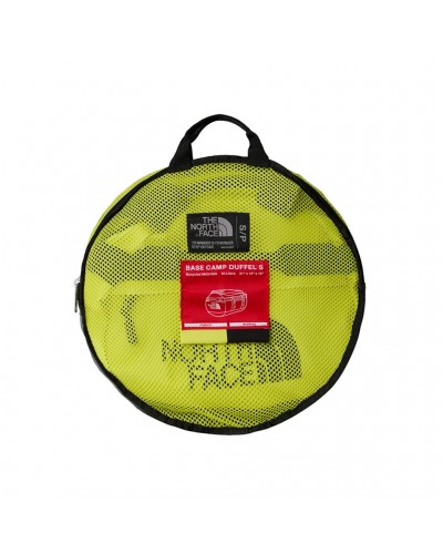 The North Face Base Camp Duffel S Borsone 50 Litri, Sulphur Spring Green/TNF Black