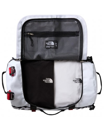 The North Face Base Camp Duffel S Borsone 50 Litri, TNF White/TNF Black