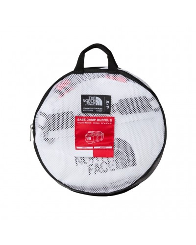 The North Face Base Camp Duffel S Borsone 50 Litri, TNF White/TNF Black