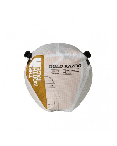 The North Face Gold Kazoo Eco Down Sleeping Bag 2° C Regular - Right Hand, Citrine Yellow/Citrine Yellow