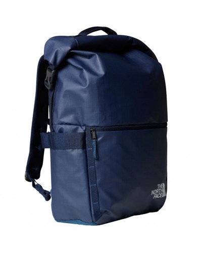 The North Face Base Camp Voyager Rolltop 25 Liters 16" Laptop Compatible, Shady Blue/Summit Navy
