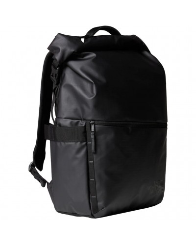 The North Face Base Camp Voyager Rolltop 25 Liters 16" Laptop Compatible, TNF Black/Asphalt Grey