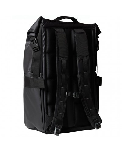 The North Face Base Camp Voyager Rolltop 25 Liters 16" Laptop Compatible, TNF Black/Asphalt Grey