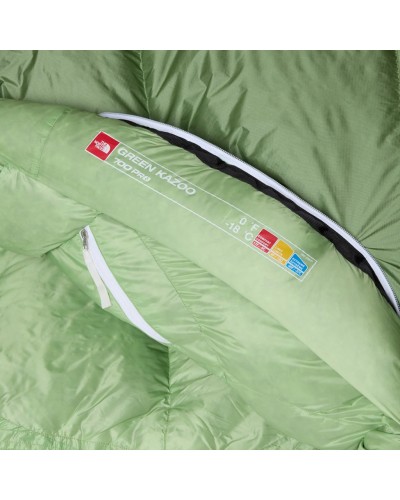 The North Face Green Kazoo Down Sleeping Bag Regular - Right Hand, Forest Shade/Forest Shade