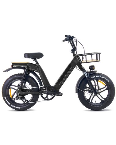 XP Bikes Funky e-Bike Fat 20" 7s HDB 696Wh, Black