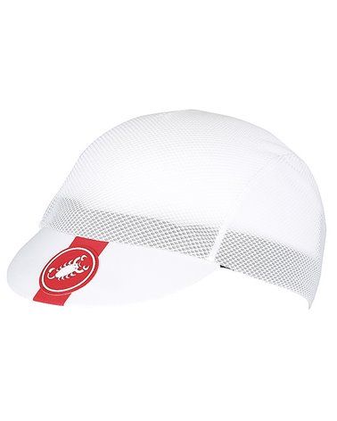 Castelli A/C Cycling Cap, White (One Size Fits All)