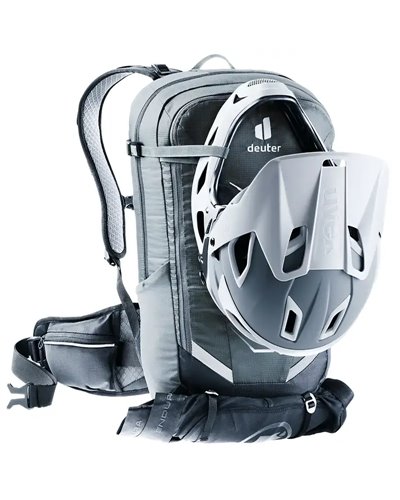 Deuter Flyt 14 Zaino Ciclismo Paraschiena Idrico Compatibile, Grafite/Nero