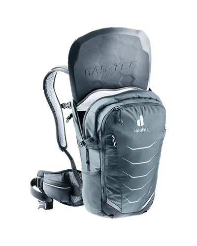 Deuter Flyt 14 Cycling Backpack Back Protector, Graphite/Black