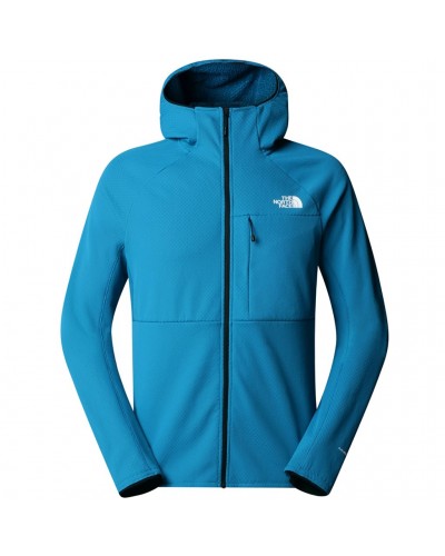 The North Face Summit FutureFleece Men’s Full Zip Hooded Midlayer Jacket, Dusk Blue