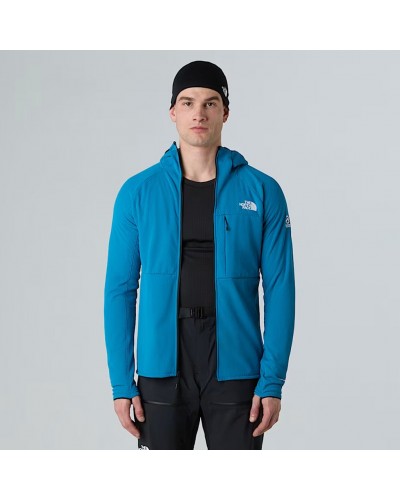 The North Face Summit FutureFleece Men’s Full Zip Hooded Midlayer Jacket, Dusk Blue