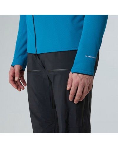The North Face Summit FutureFleece Men’s Full Zip Hooded Midlayer Jacket, Dusk Blue