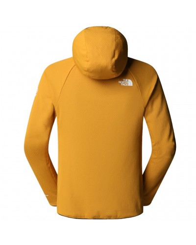 The North Face Summit FutureFleece Men’s Full Zip Hooded Midlayer Jacket, Citrine Yellow