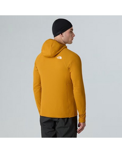 The North Face Summit FutureFleece Men’s Full Zip Hooded Midlayer Jacket, Citrine Yellow