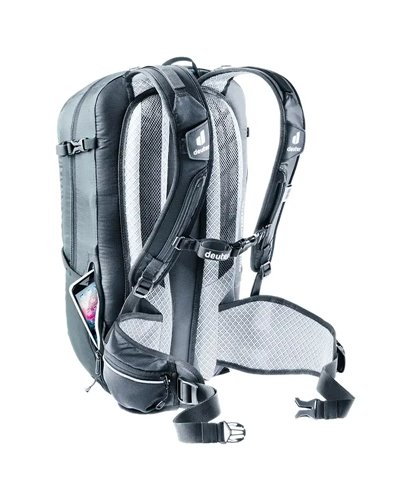 Deuter Flyt 14 Cycling Backpack Back Protector, Graphite/Black