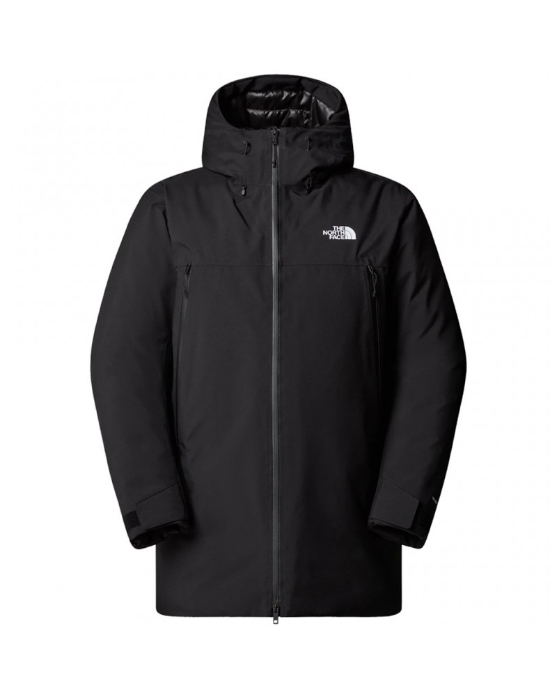 The North Face TNF Range Men's Waterproof/Windproof Hooded Down Parka, TNF Black/TNF Black