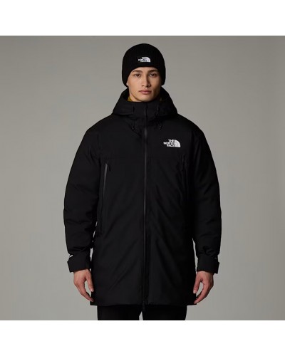 The North Face TNF Range Parka Impermeabile/Antivento in Piumino con Cappuccio Uomo, TNF Black/TNF Black