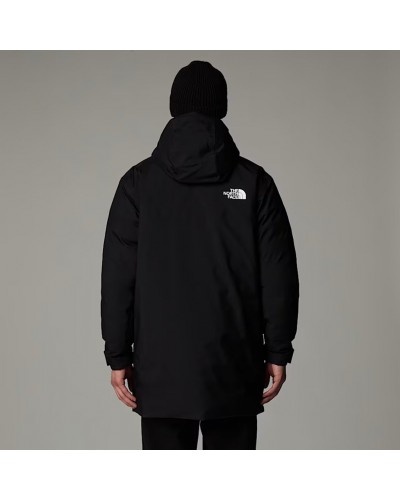 The North Face TNF Range Parka Impermeabile/Antivento in Piumino con Cappuccio Uomo, TNF Black/TNF Black