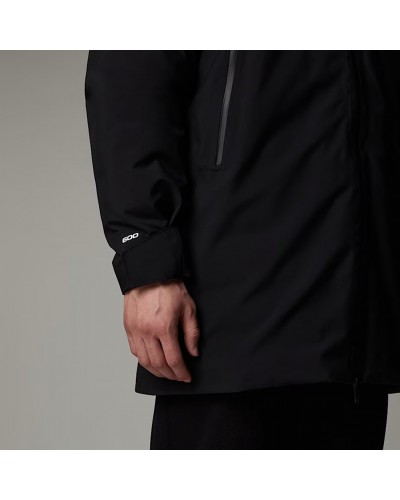 The North Face TNF Range Parka Impermeabile/Antivento in Piumino con Cappuccio Uomo, TNF Black/TNF Black