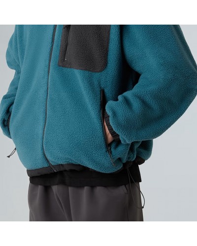 The North Face Youmiori Men's Reversible Fleece Jacket, Space/Asphalt Grey