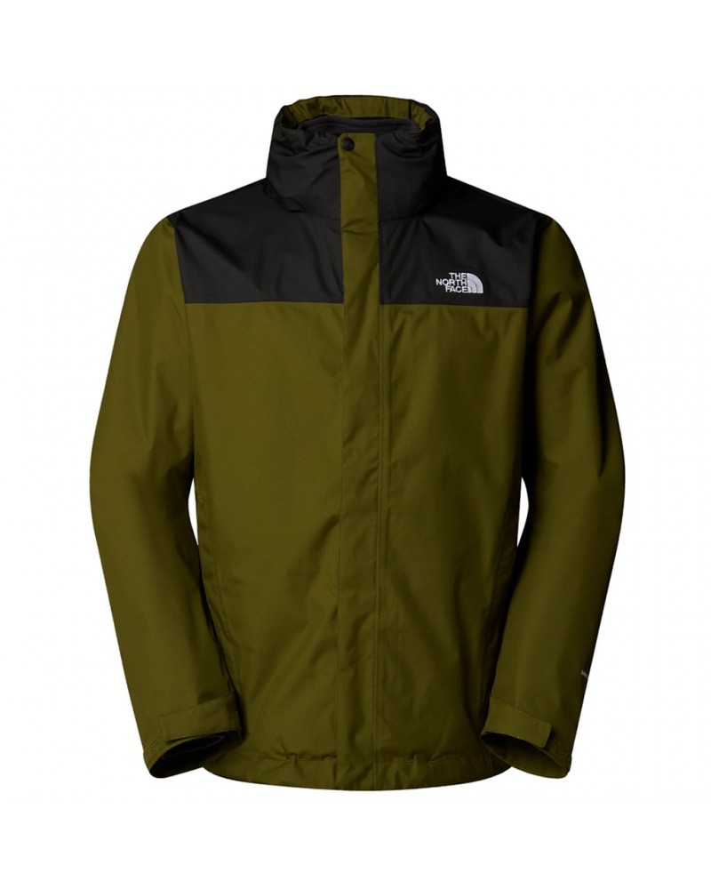 The North Face Evolve II Triclimate Giacca 3in1 Impermeabile Uomo, Forest Olive/Asphalt Grey