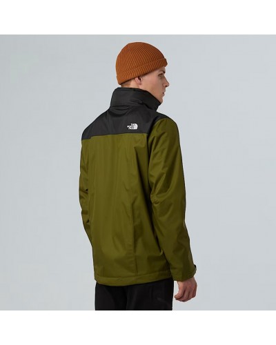 The North Face Evolve II Triclimate Men's 3in1 Waterproof Jacket, Forest Olive/Asphalt Grey