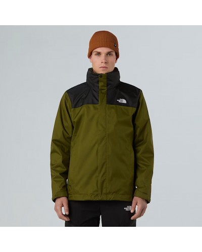 The North Face Evolve II Triclimate Men's 3in1 Waterproof Jacket, Forest Olive/Asphalt Grey