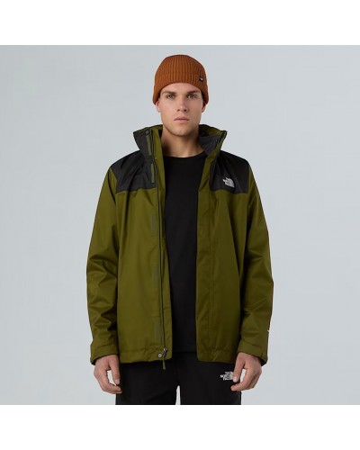 The North Face Evolve II Triclimate Men's 3in1 Waterproof Jacket, Forest Olive/Asphalt Grey