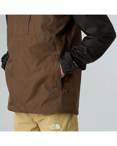 The North Face Quest Triclimate Giacca 3in1 Impermeabile Uomo, Smokey Brown
