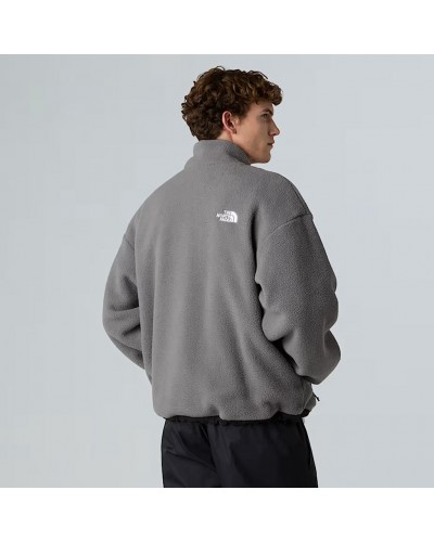 The North Face Youmiori Giacca/Fleece Antivento Reversibile Uomo, TNF Black/Smoked Pearl