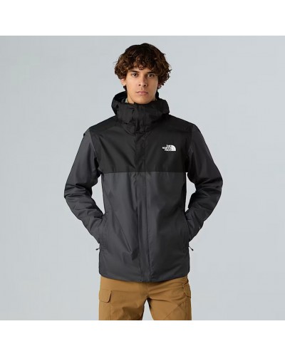 The North Face Quest Zip-In Compatible Men's Waterproof Jacket, Asphalt Grey/TNF Black/NPF