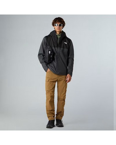 The North Face Quest Zip-In Compatible Men's Waterproof Jacket, Asphalt Grey/TNF Black/NPF