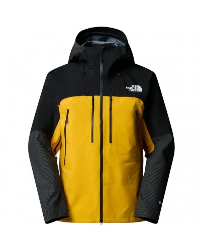 The North Face Summit Mountain GTX Gore-Tex Pro Men's Waterproof Jacket, Summit Gold/TNF Black