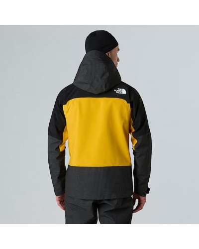 The North Face Summit Mountain GTX Gore-Tex Pro Men's Waterproof Jacket, Summit Gold/TNF Black