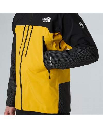 The North Face Summit Mountain GTX Gore-Tex Pro Men's Waterproof Jacket, Summit Gold/TNF Black