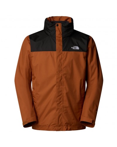 The North Face Evolve II Triclimate Men's 3in1 Waterproof Jacket, Burnt Umber/Asphalt Grey
