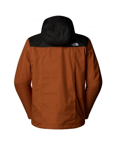 The North Face Evolve II Triclimate Giacca 3in1 Impermeabile Uomo, Burnt Umber/Asphalt Grey