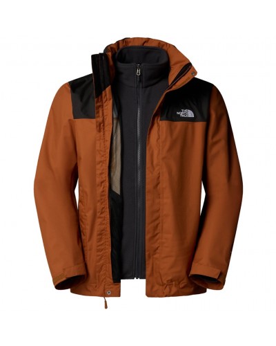 The North Face Evolve II Triclimate Men's 3in1 Waterproof Jacket, Burnt Umber/Asphalt Grey