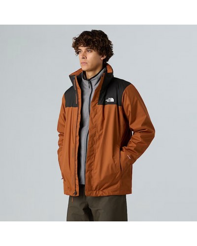 The North Face Evolve II Triclimate Men's 3in1 Waterproof Jacket, Burnt Umber/Asphalt Grey